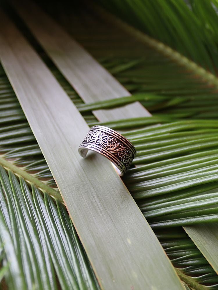 Anillo Grabe plateado