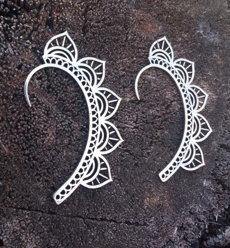 Earcuff Flor dorado