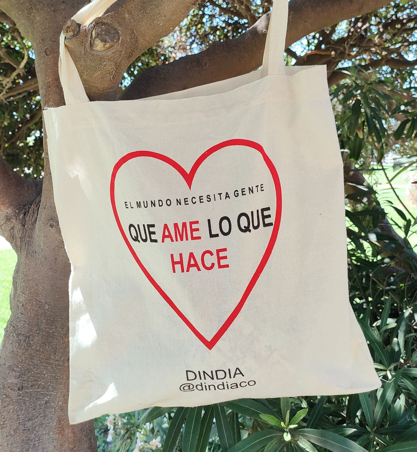 Bolsa con mensaje 1 45x45 cm