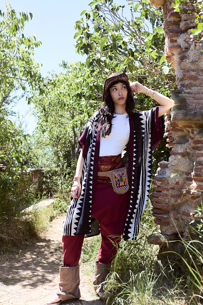 African Kimono Rayon Print