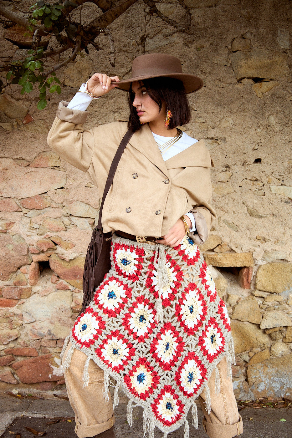 Poncho Crochet