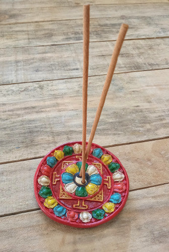 Incensario Kalachakra con ying yang