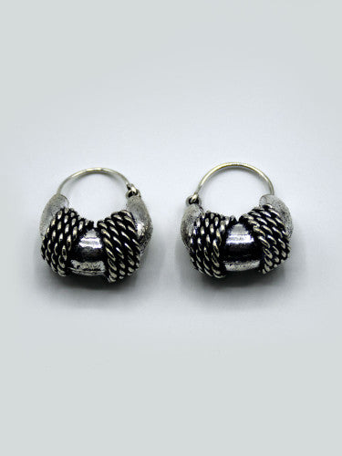 Pendiente Mota Kaare plateado 20mm