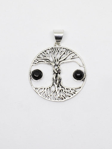 Colgante árbol de la vida dos minerales