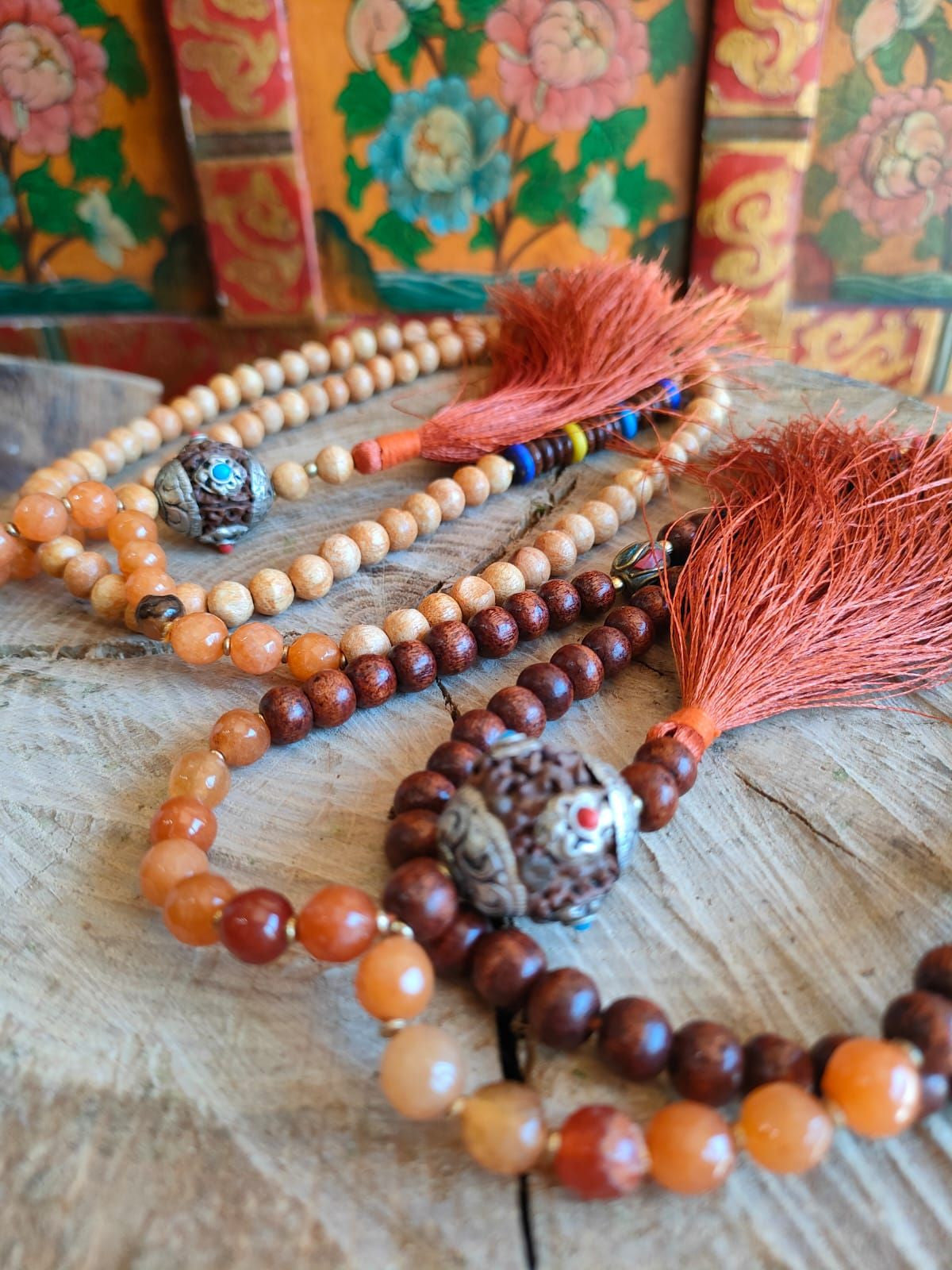 Mala Rudraksha Tibet Mineral