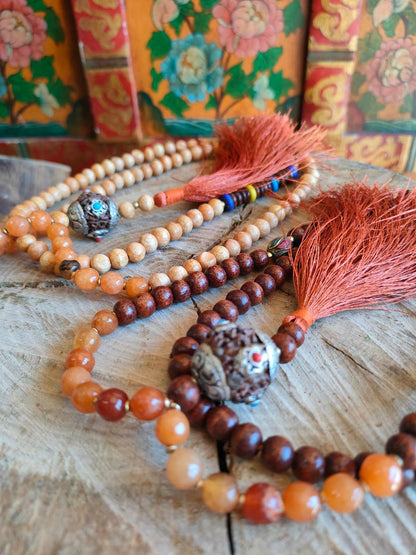 Mala Rudraksha Tibet Mineral