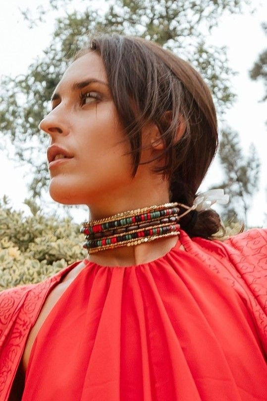 Gargantilla Masai bit