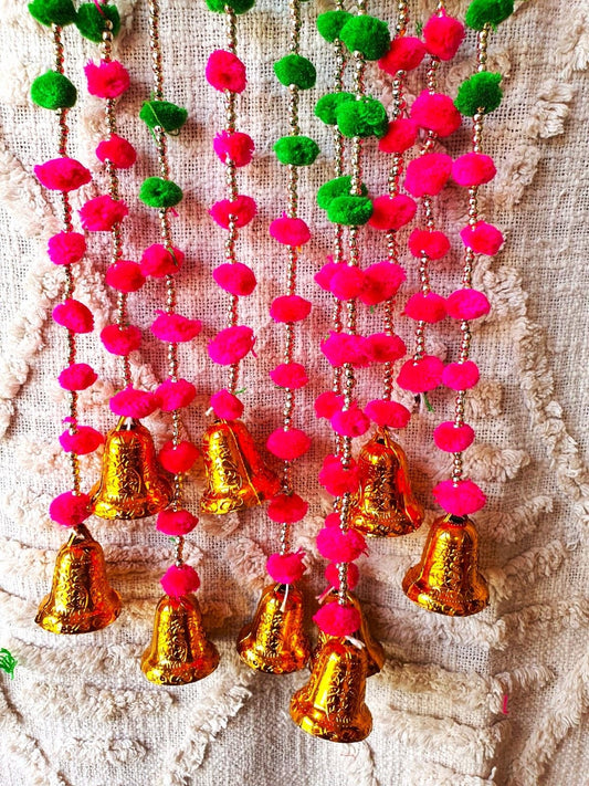 Guirnalda c/pompones x 10