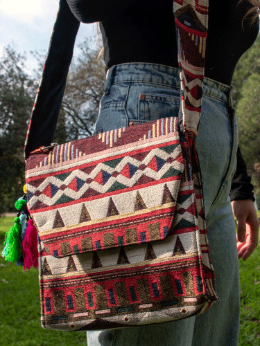 Bolso Tribal con abalorio