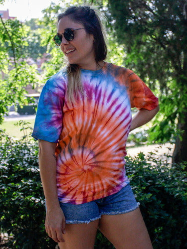 Camiseta Tie-Dye espiral unisex