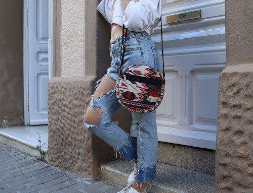 Bolso Tribal redondo