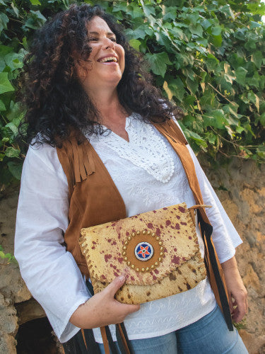 Clutch Dalmata Rosetón