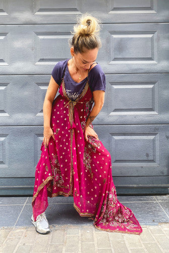 Vestido Kerha Rhin con kimono a conjunto