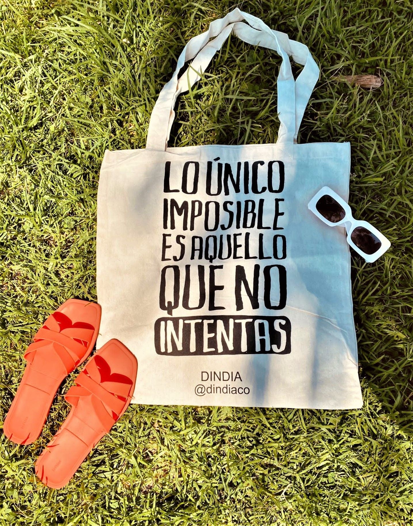 Bolsa con mensaje 2 45x45 cm