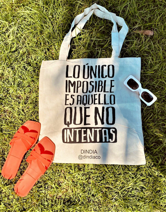 Bolsa con mensaje 2 45x45 cm