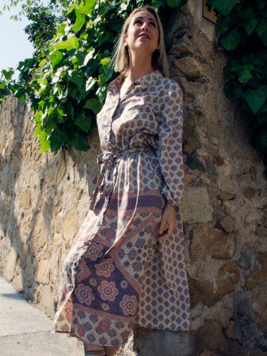 Vestido Camisero Saree largo