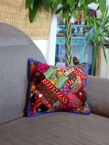 Funda cojin Old Banjara 20x20 cm