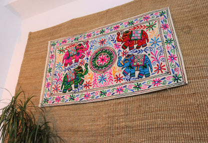 Tapiz Gora 90x130 cm elefante