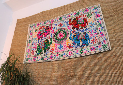 Tapiz Gora 90x130 cm elefante