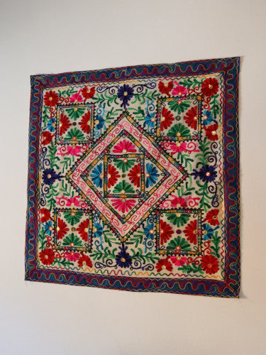 Tapiz Gora 90x90 cm floral