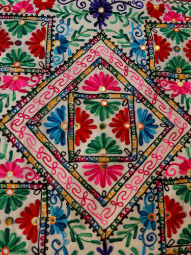 Tapiz Gora 90x90 cm floral