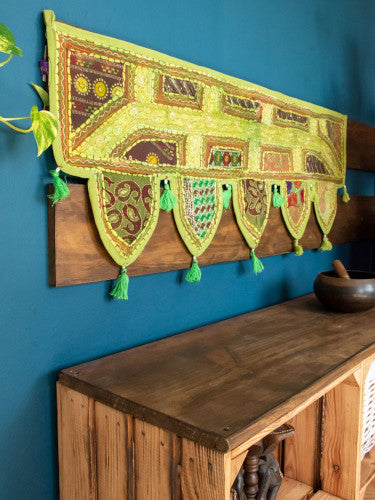 Toran bordado patchwork 40x100 cm