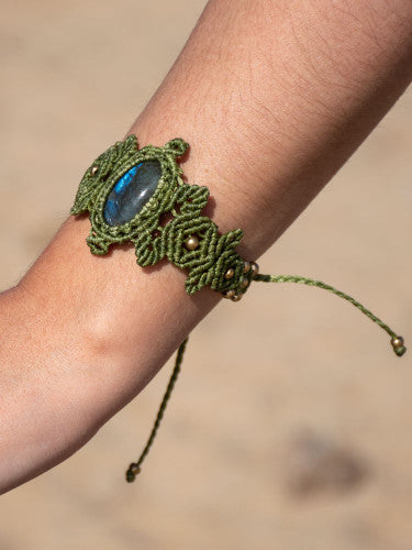 Multiposición macramé mineral