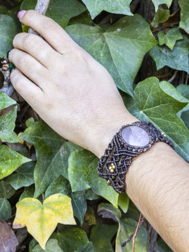 Multiposición macramé mineral