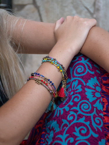 Pulsera fina fleco