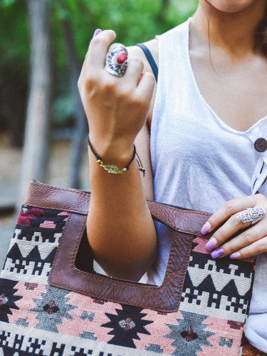 Bolso plegable Tribal