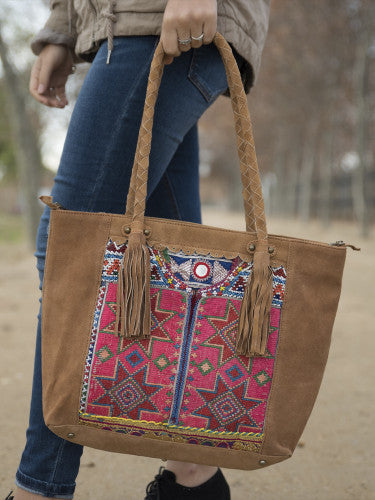 Bolso totte piel bolsillo banjara