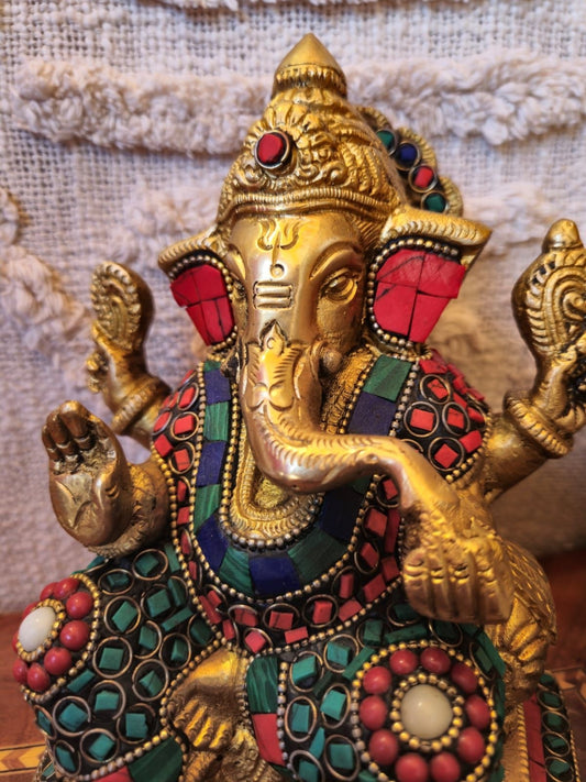 Figura Ganesha Purana Bronce