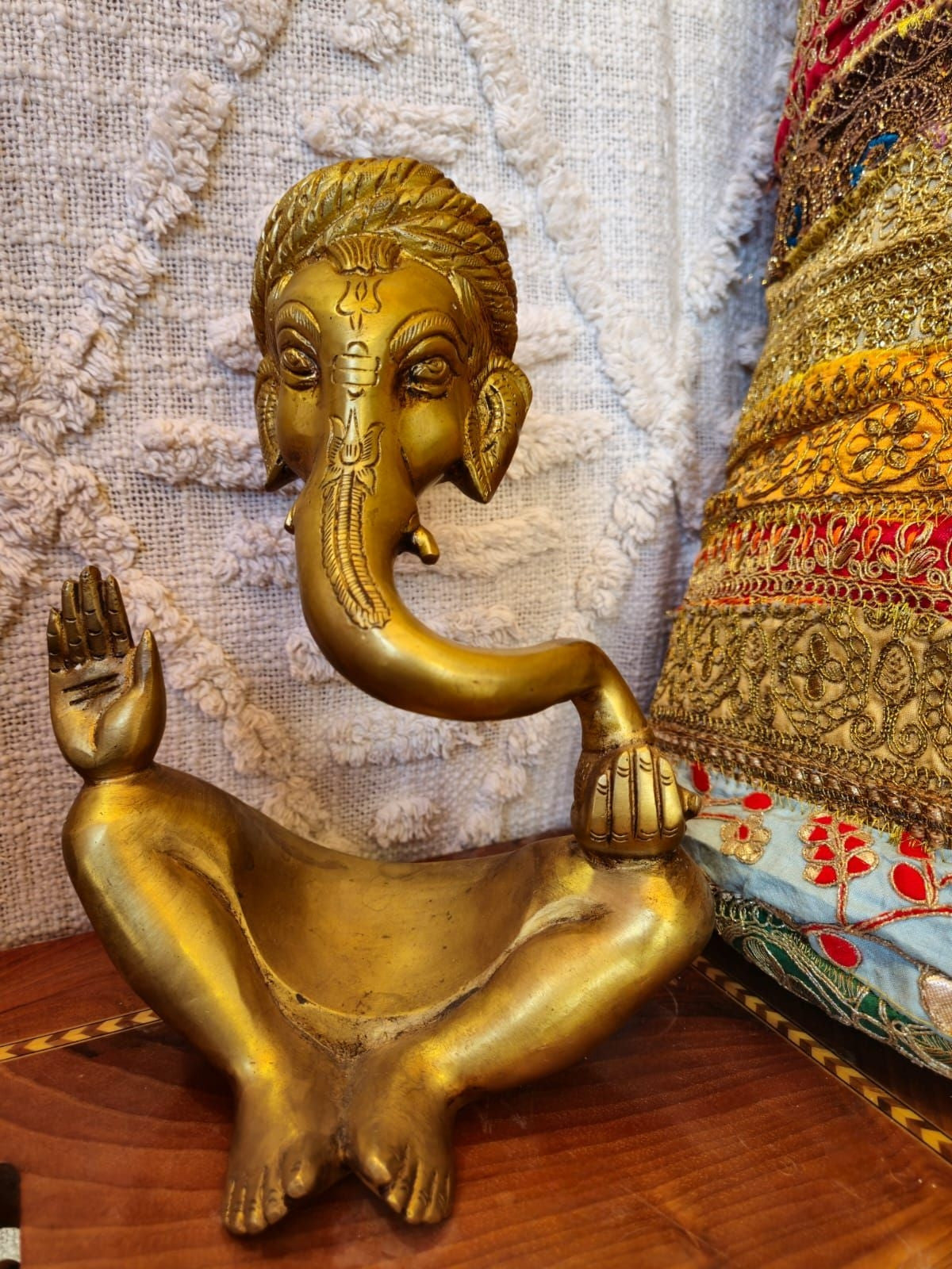 Figura Ganesha Ekadanta Bronce