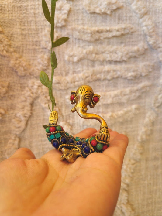 Figura Ganesha Bronce mini