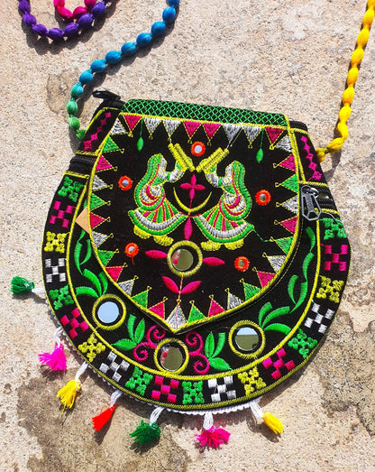 Bandolera bordada Velvet