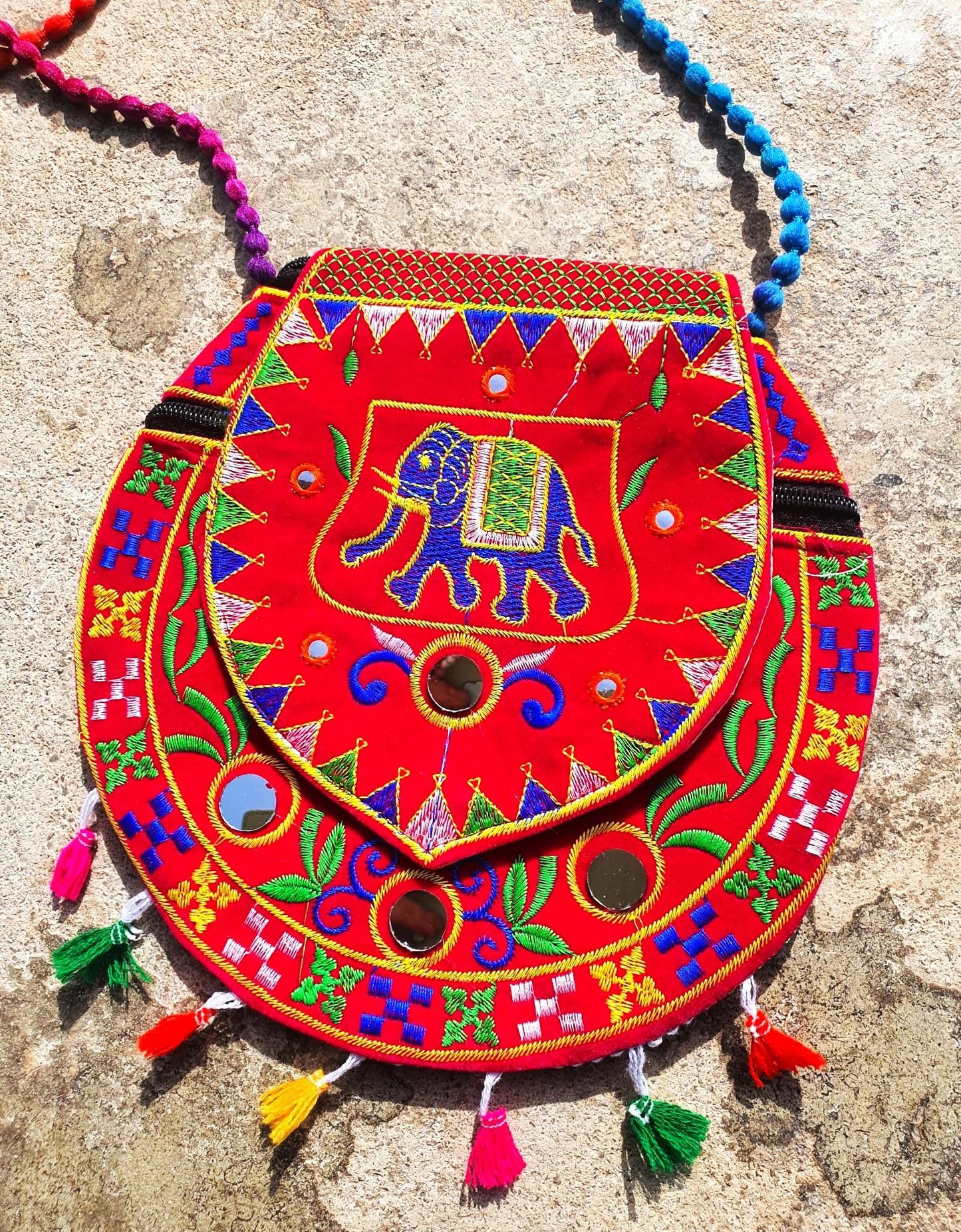 Bandolera bordada Velvet