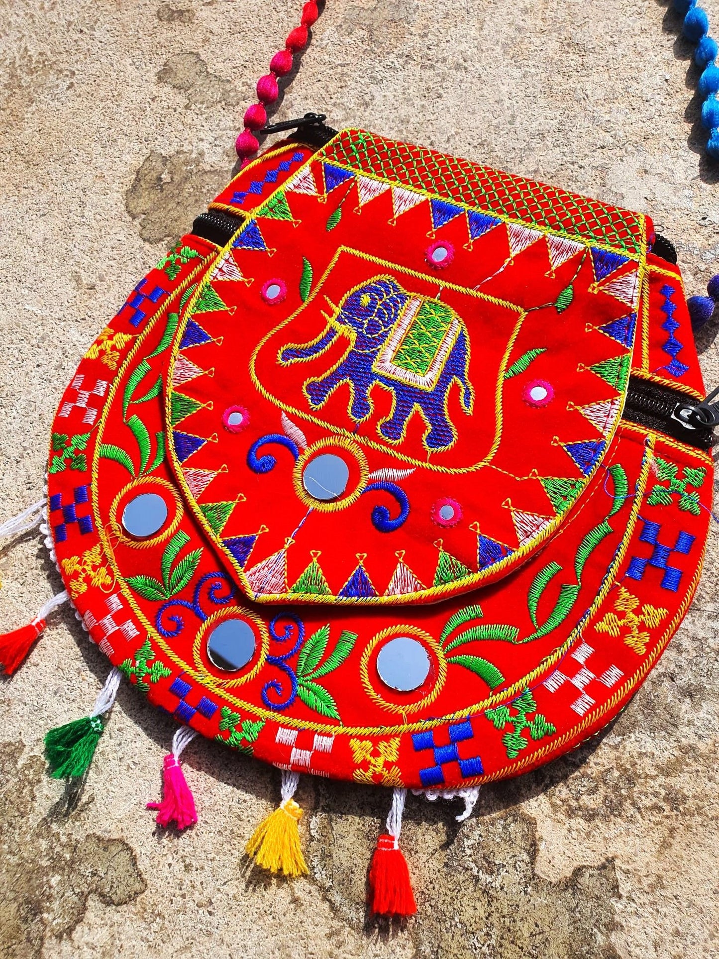 Bandolera bordada Velvet