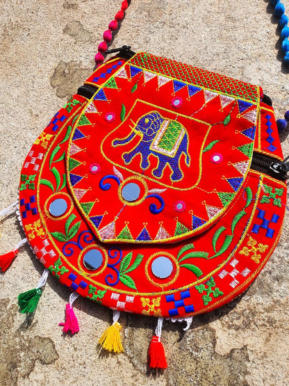 Bandolera bordada Velvet