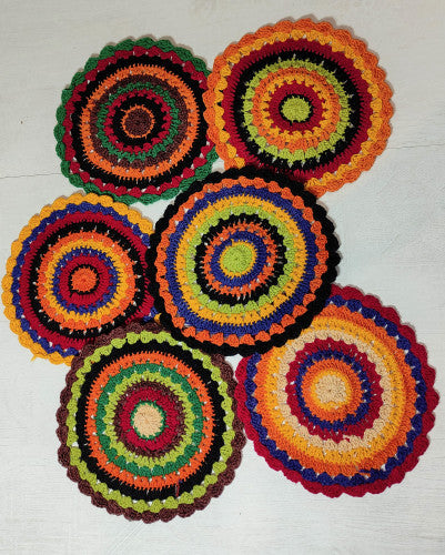 Pack x 5 mandala crochet