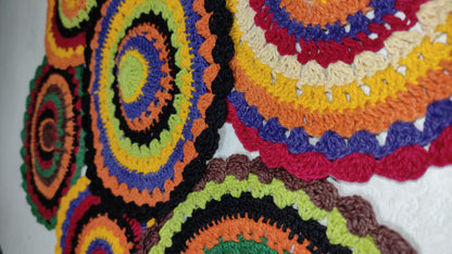 Pack x 5 mandala crochet