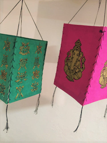 Lámpara papel de arroz