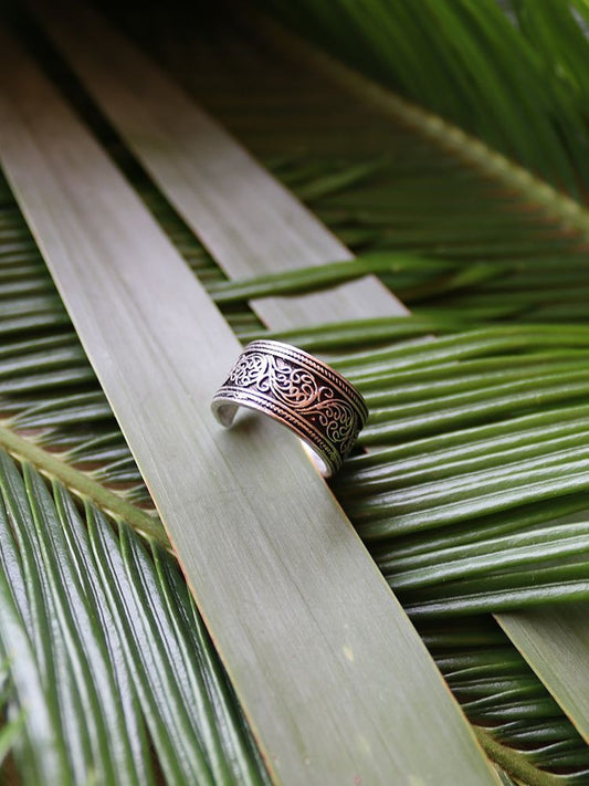 Anillo Grabe plateado