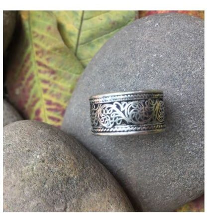 Anillo Grabe plateado