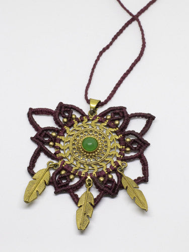 Collar macramé M