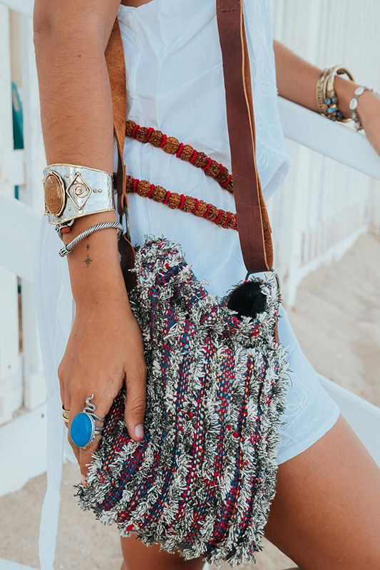 Bandolera Canvas piel
