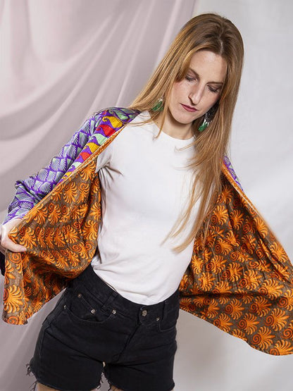Kimono reversible Saree corto