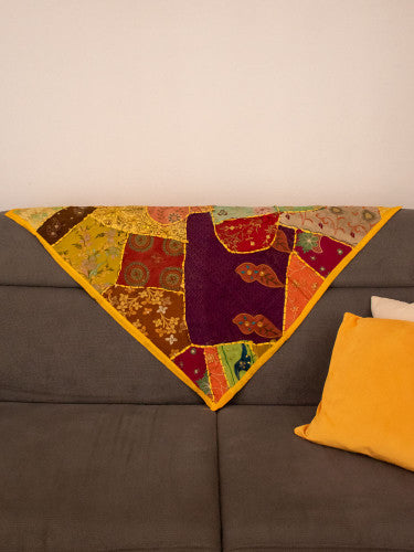 Tapiz patchwork cuadrado 90 x 90