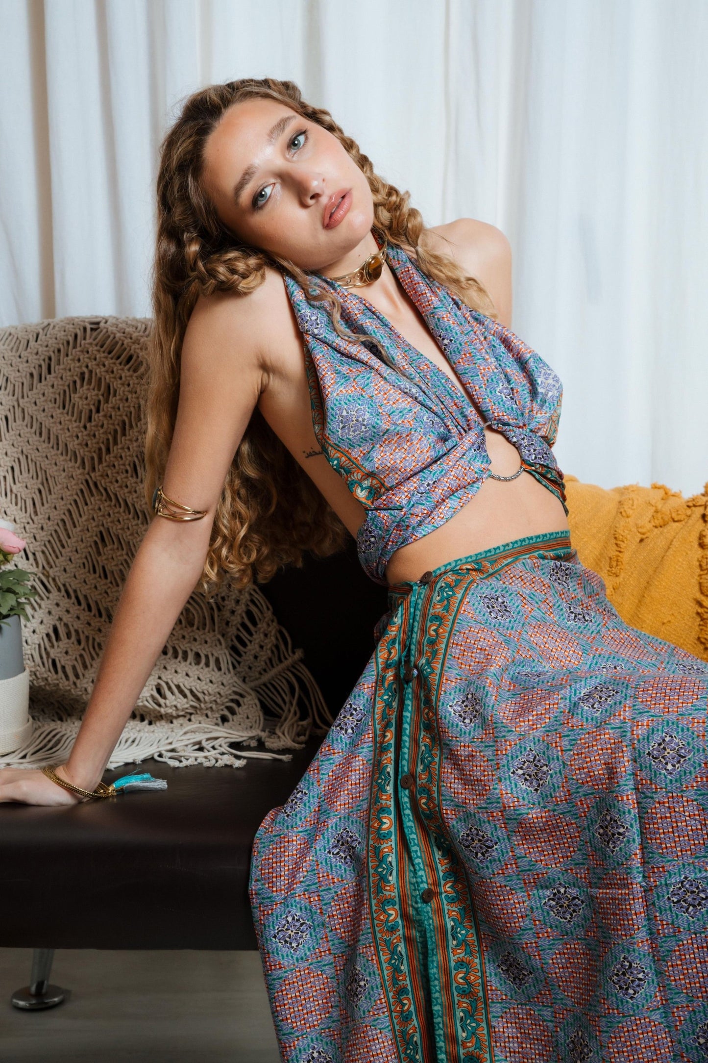 Multiposición Kaftan Saree