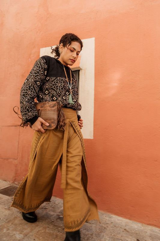 Pantalón Thai Block Print