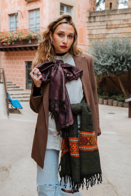 Pack x 5 Foulard hilo de seda